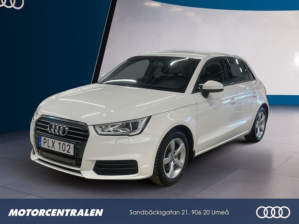 Audi A1 Sportback 1.4 TFSI 92(125) KW(HK) 6-VÄXLAD