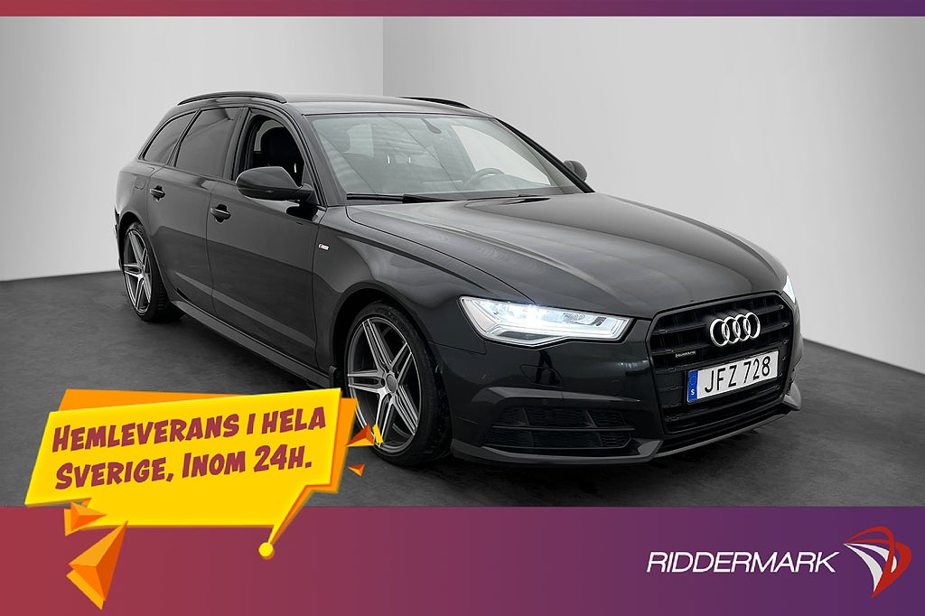 Audi A6 2.0 TDI Quattro S-Line Navi Sensorer Halvskinn Drag