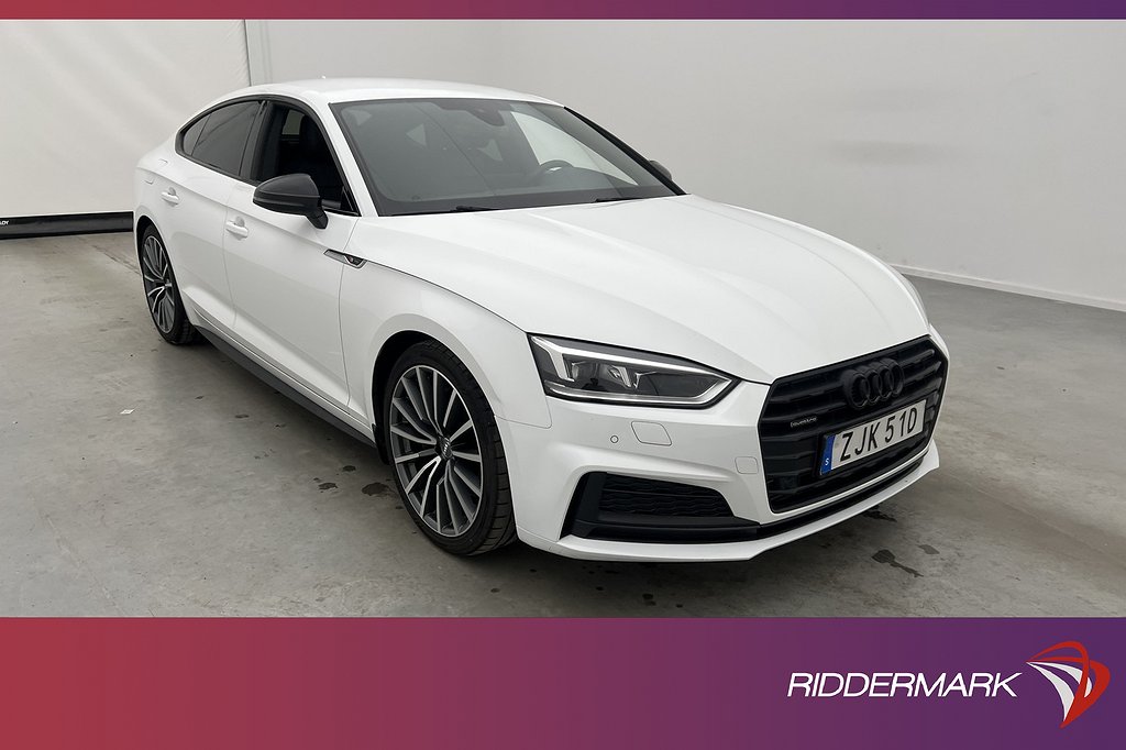 Audi A5 Sportback 45 TFSI Q S-Line Svart-Optik P-Sensorer