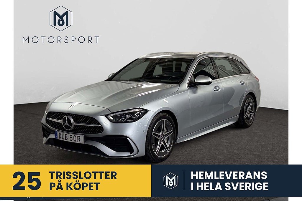Mercedes-Benz C200 T Aut AMG Line DRAG Kamera Navi