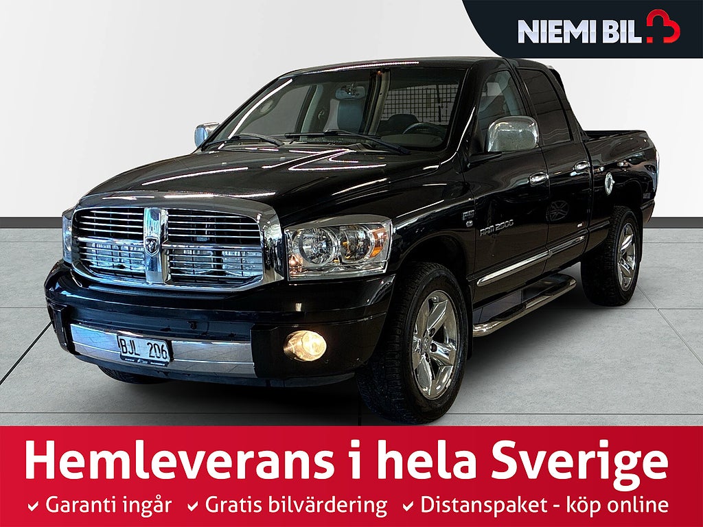 Dodge RAM 1500 Dubbelhytt 5.7 V8 HEMI 4x4 MOMS S&V Drag Mvärme