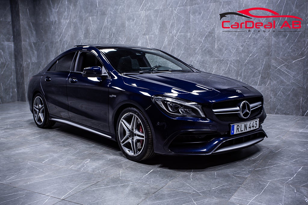 Mercedes-Benz CLA45 4MATIC Coupé Pano H/K Kamera Navi *VÄLUTRUSTAD*