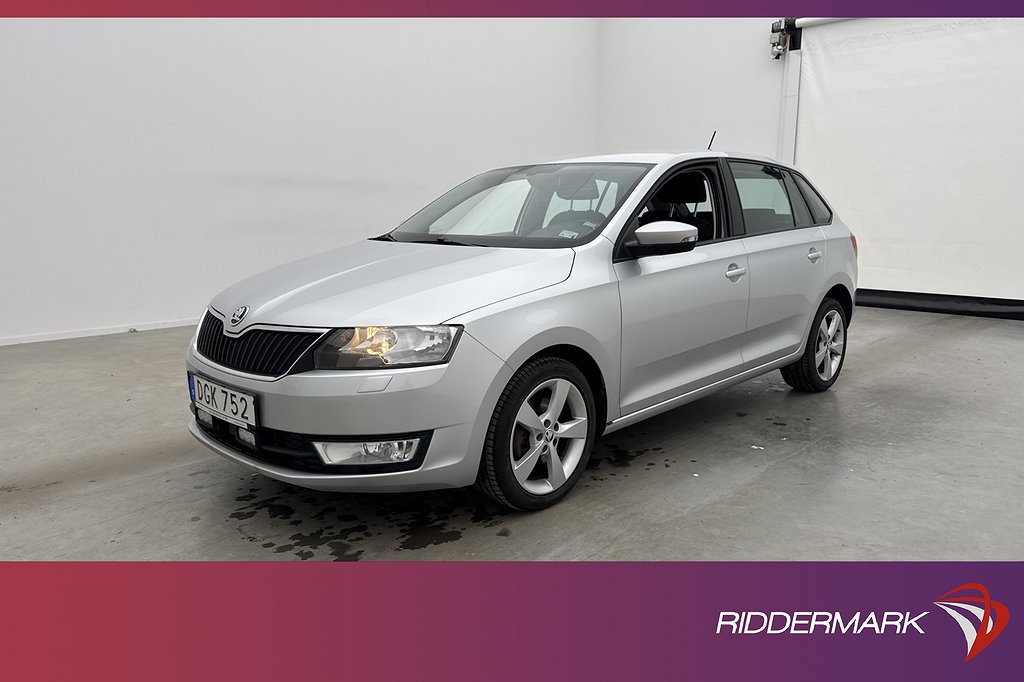 Skoda Rapid Spaceback TSI 110hk Style Sensorer Farthållare