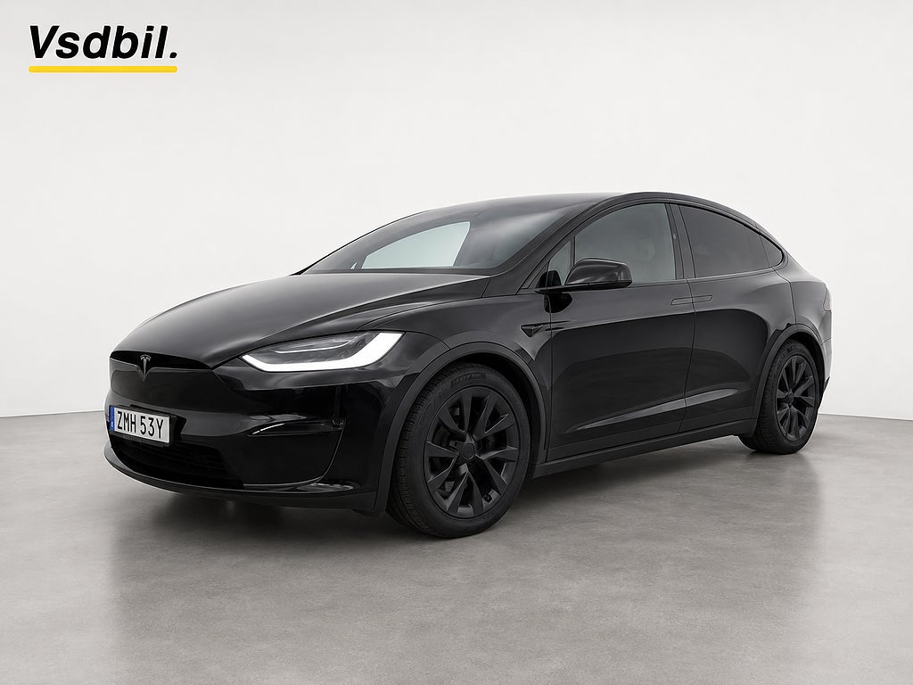 Tesla Model X 670 HK 6-SITS AVDRAGBAR MOMS | FÖRETAGSLEASING | EXPORT