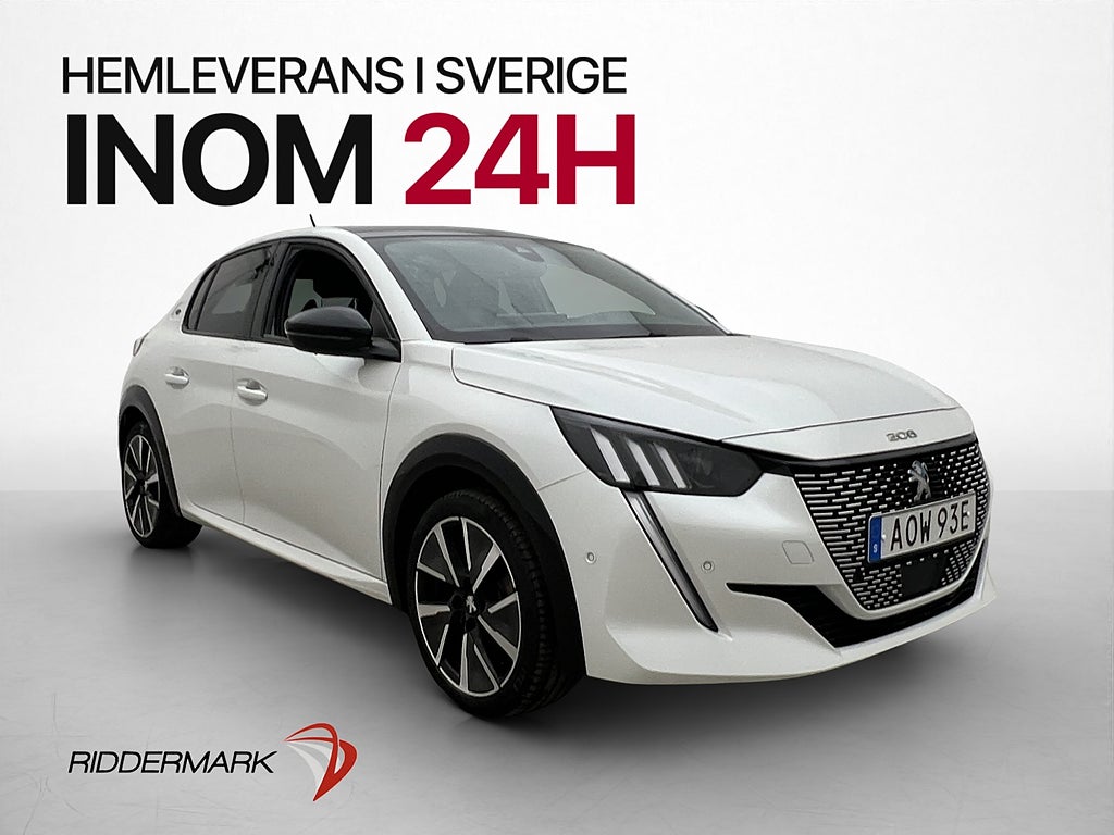 Peugeot E-208 136hk GT Kamera Adapt-fart Navi CarPlay