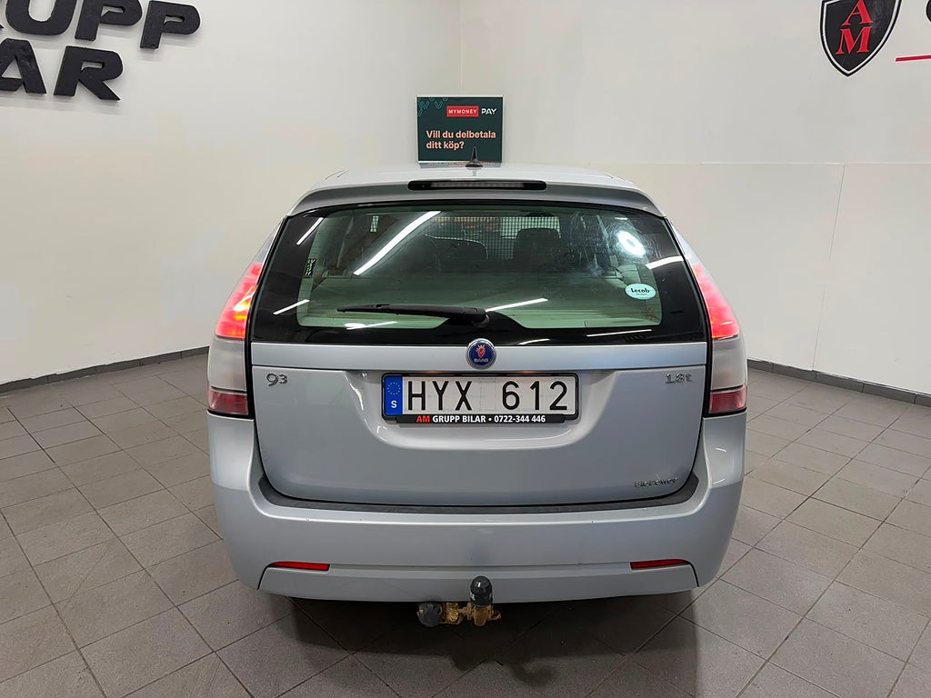 SAAB 9-3 SPORTCOMBI 1.8T 150 ch BIOPOWER ETHANOL LINEAR 4X2 BVM - ATTELAGE - 225000 km