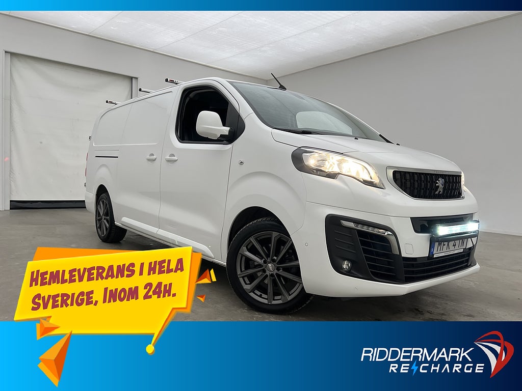 Peugeot e-Expert L3 136hk Drag 3-Sits B-Kamera 2xDörr Moms