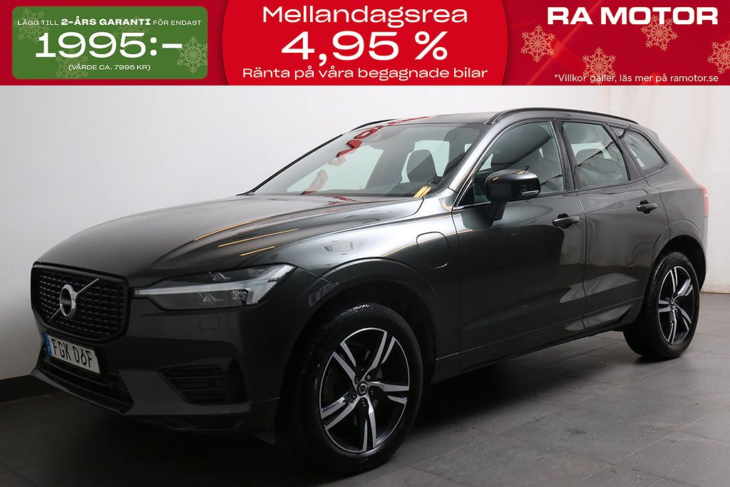 Volvo XC60 Recharge T6 340hk R-Design AWD Aut Pano H/K Moms 2021