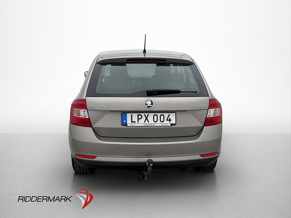 Skoda Rapid Spaceback 1.2 TSI 105hk Sensorer Dragkrok