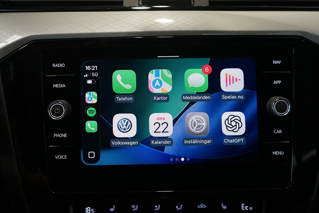 Volkswagen Passat GTE 1.4 GTE Automat Värmare Dragkrok Carplay Navi 218hk