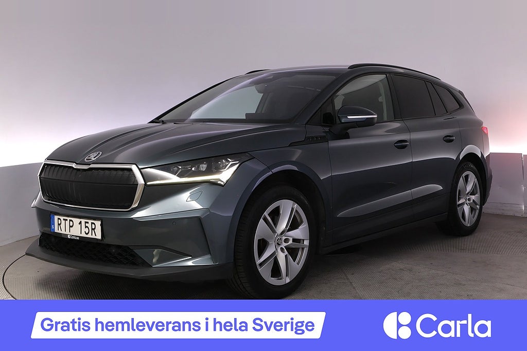 Skoda Enyaq iV 60 Kamera Drag Navi AdapFarth Elstol Läder