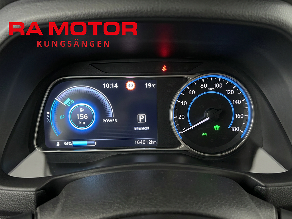 Nissan Leaf 150hk Tekna Bose 360° Nav Värmepump Halvskinn 2020