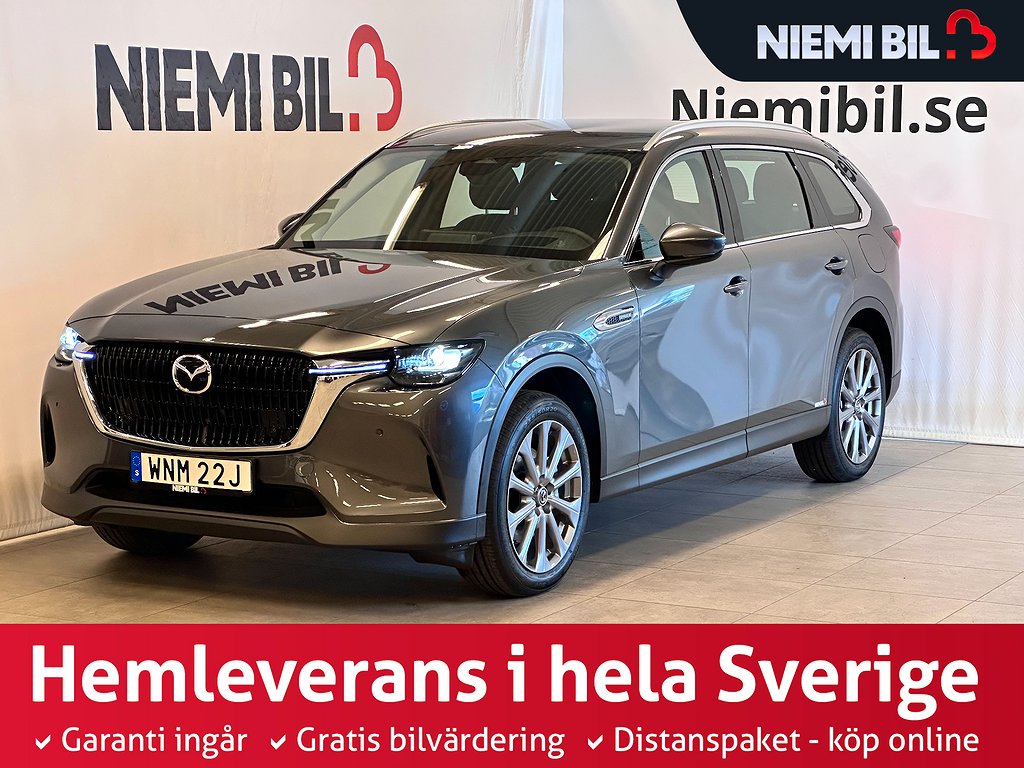 Mazda CX-80 PHEV AWD 7-sits/60km Range/10ÅrsGaranti/LAGERBIL