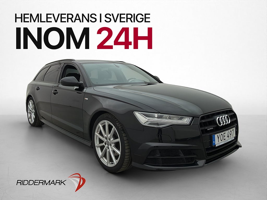 Audi A6 2.0 TDI Q S-Line Värmare Drag Sensorer Farthållare