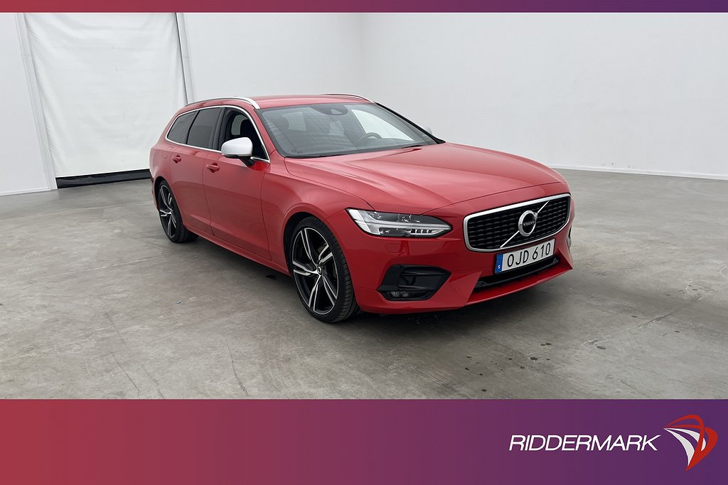 Volvo V90 D4 AWD R-Design VOC D-Värmare Kamera Navi Drag