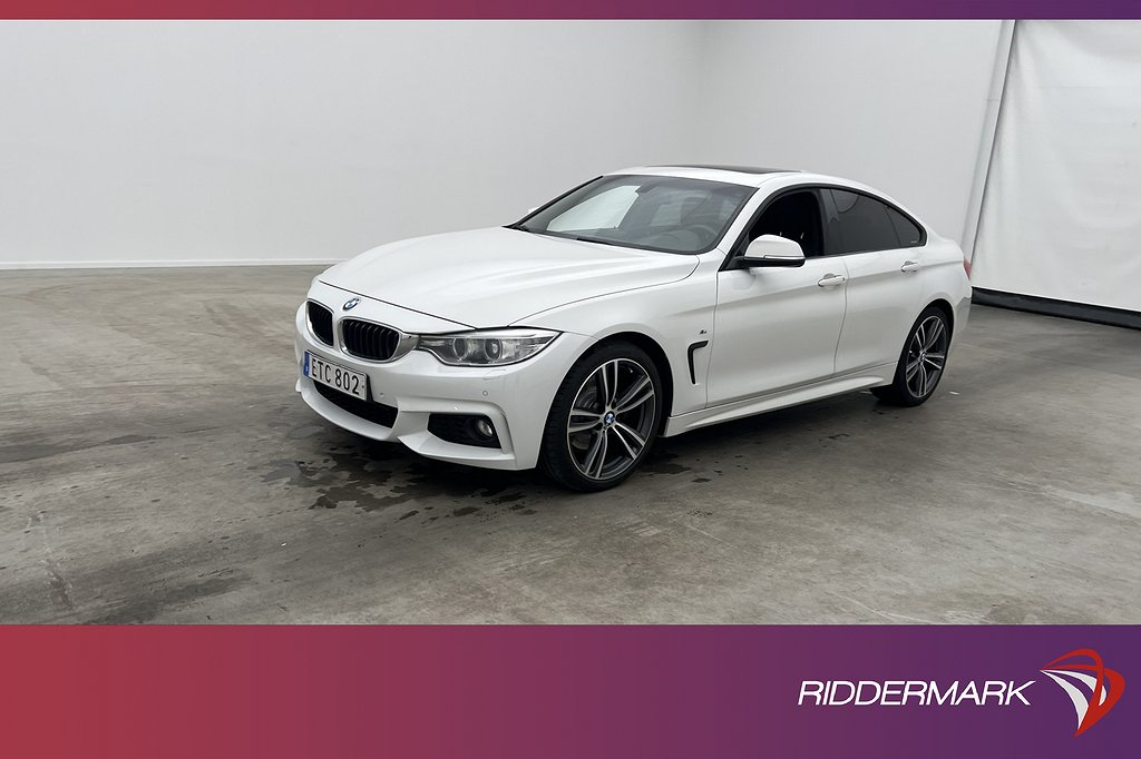 BMW 428 i Gran Coupé M Sport Taklucka H/K Kamera Navi Skinn