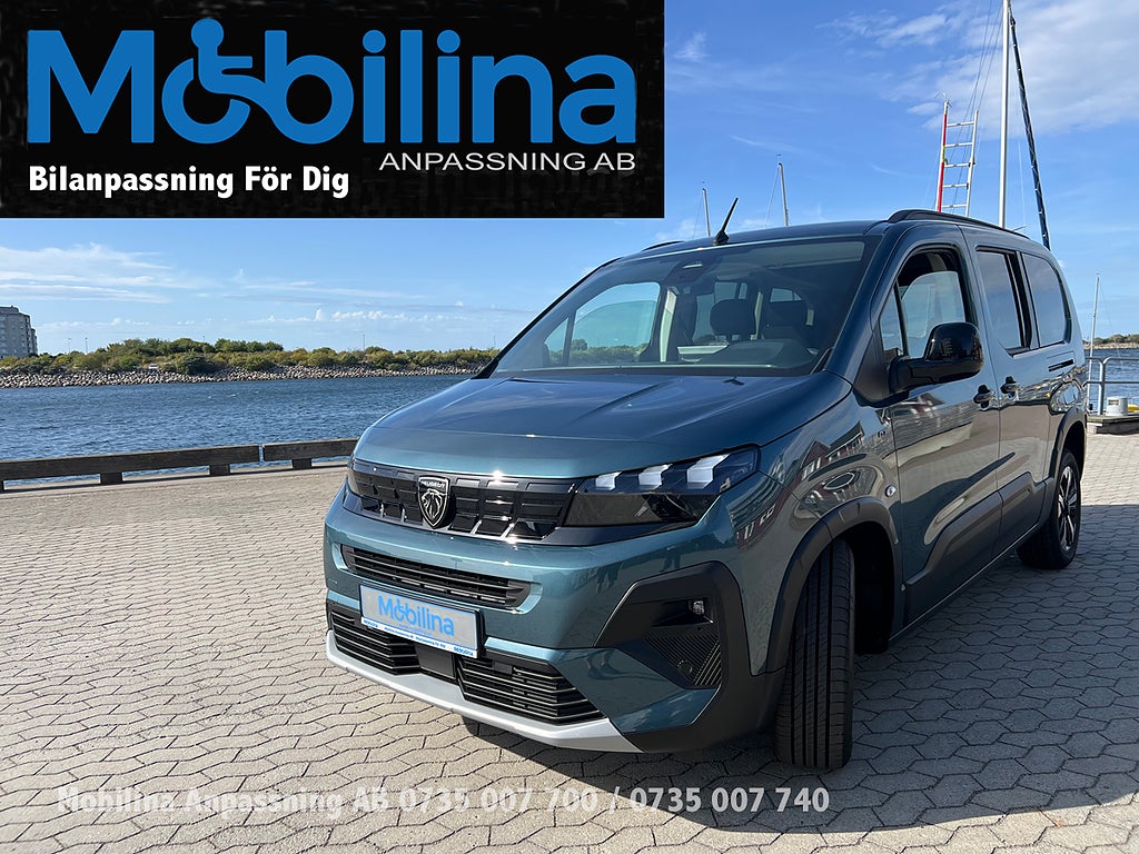 Peugeot Rifter Handikappanpassad Rullstolsbil
