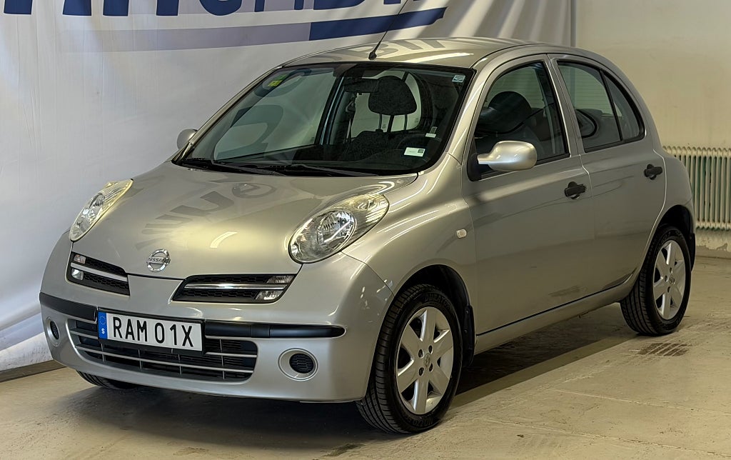 Nissan Micra 5-dörrar 1.2 Besiktigad