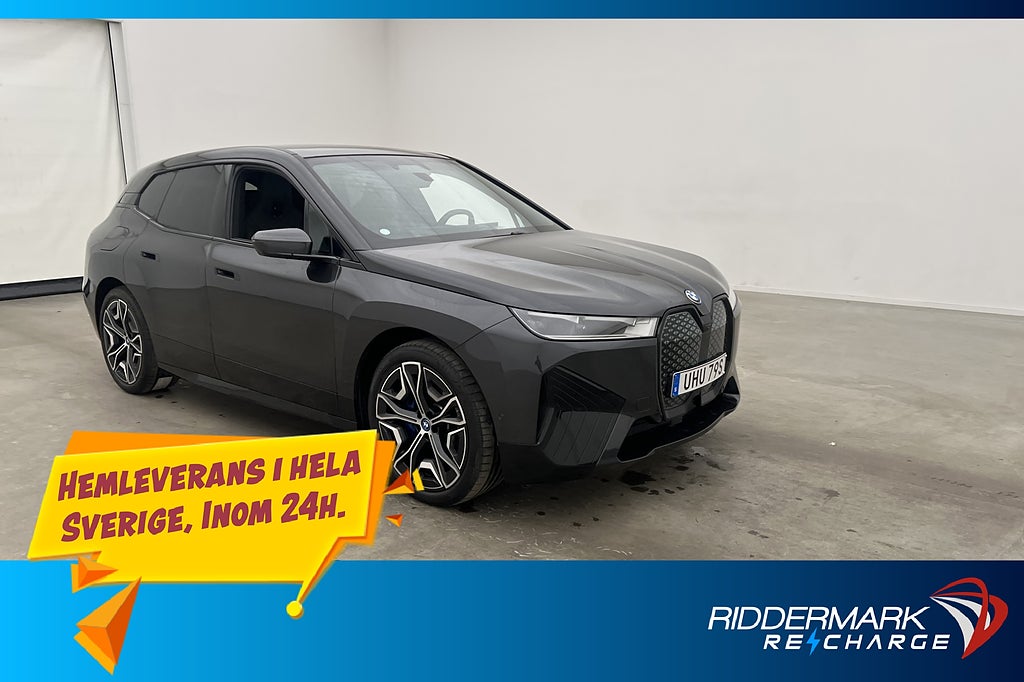 BMW iX xDrive40 Sport Sky H/K Head-Up Dragkrok 360° MOMS