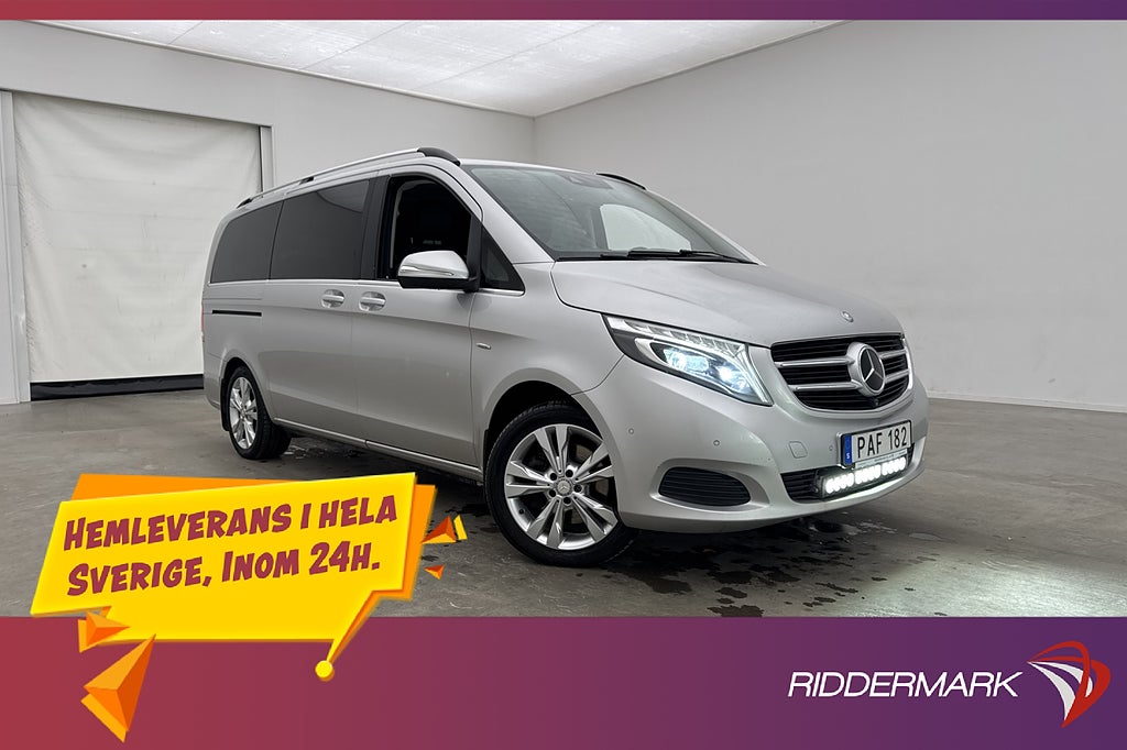 Mercedes-Benz V 250d 4M Avantgarde Värm 360° Skinn Burmester