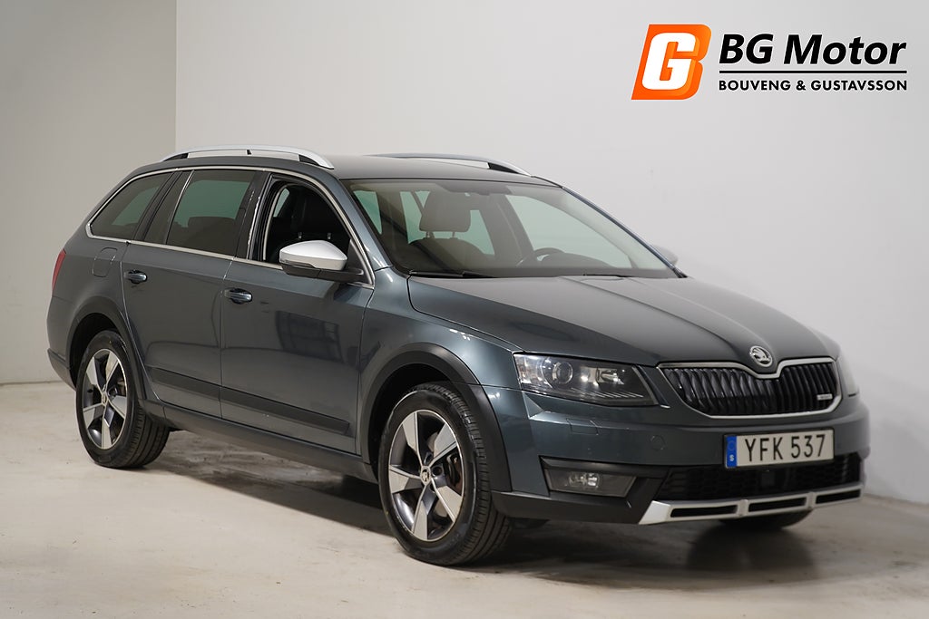 Skoda Octavia Scout 2.0 TDI 184HK 4x4 Premium Drag/Värmare/Canton/Backkam