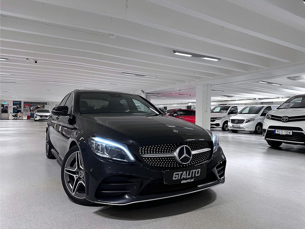 Mercedes-Benz C 220 D AMG Värmare Panorama Cockpit Burmester