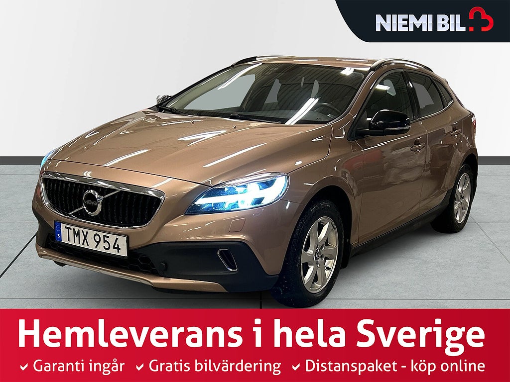 Volvo V40 Cross Country T3 Geartronic Momentum MoK-värm/SoV-däck/Låg Skatt