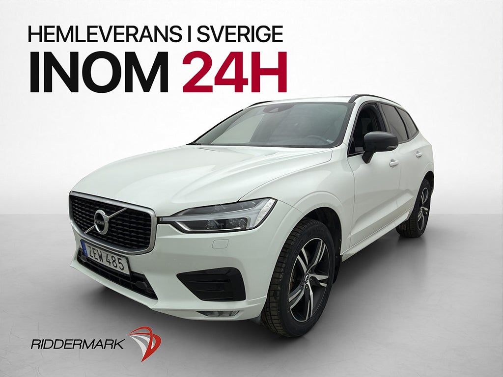 Volvo XC60 D4 AWD Polestar R-Design Pano Värm VOC Navi Drag