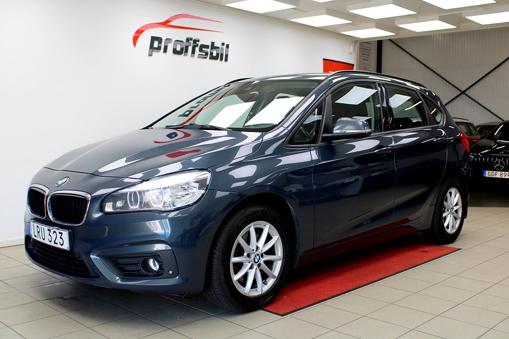 BMW 218i Active Tourer Advantage Drag Servad Går fint Euro 6