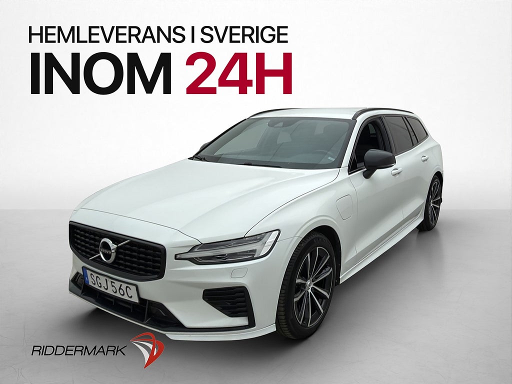 Volvo V60 T6 AWD R-Design VOC Värm Kamera CarPlay Dragkrok