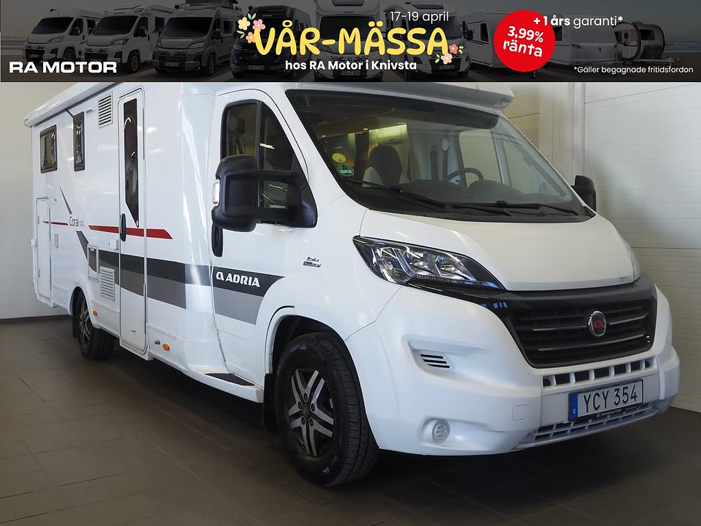 Adria Coral 670 SL Supreme I ALDE I Solcell I 150hk