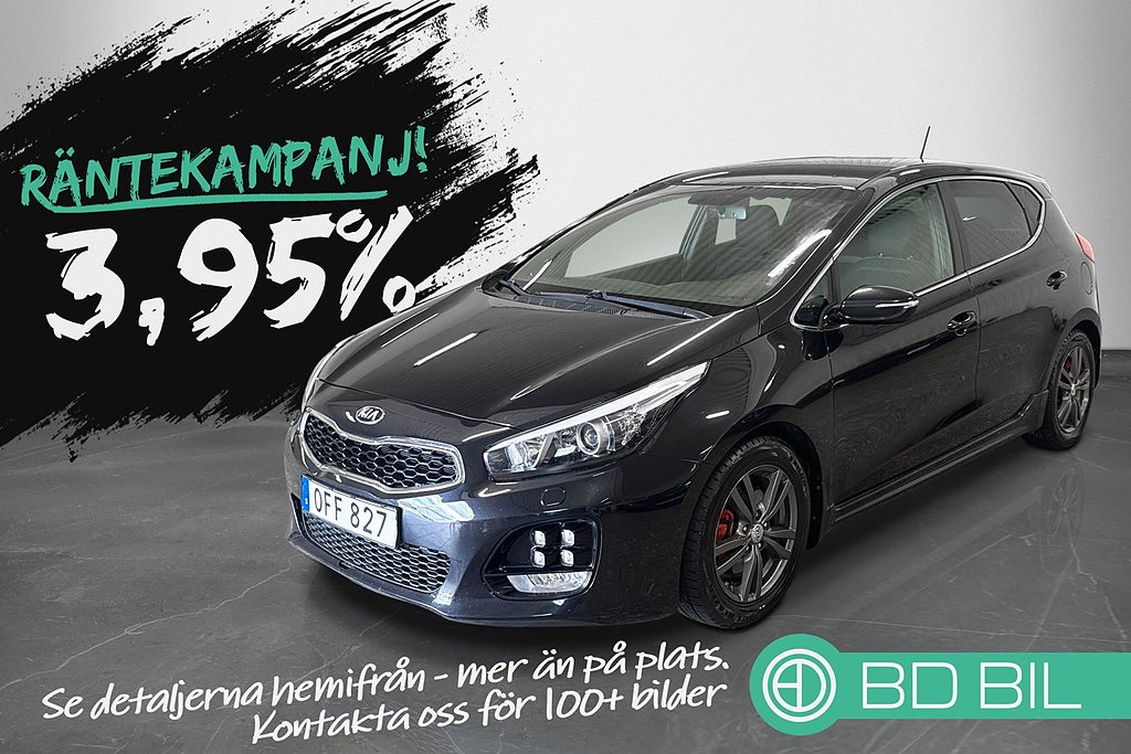 Kia Ceed 1.6 CRDi BACKKAMERA LANE ASSIST KAMPANJ 3,95% RÄNTA
