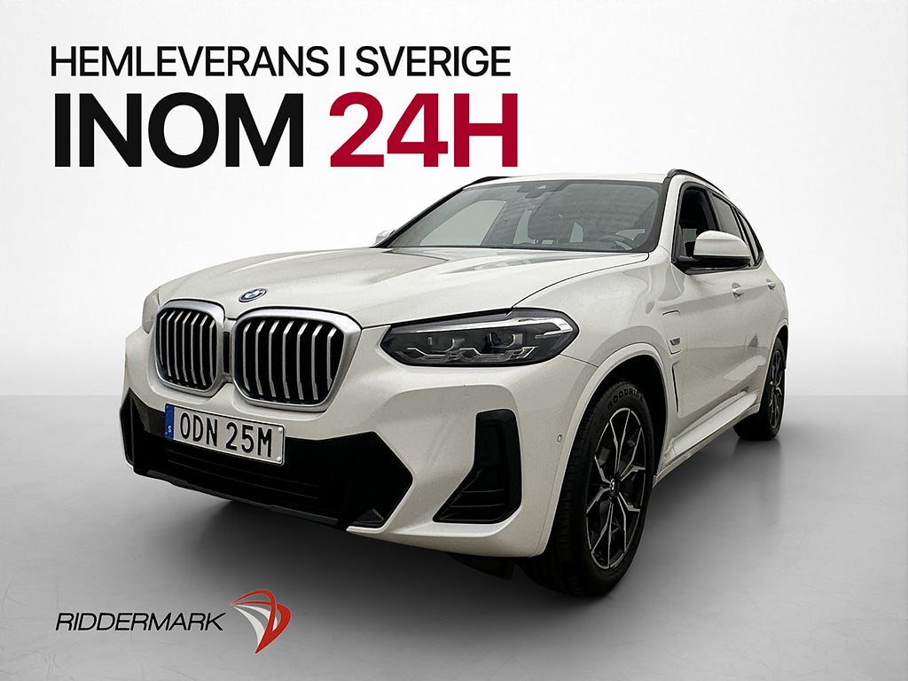 BMW X3 xDrive30e M Sport Cockpit Kamera Drag Skinn Navi