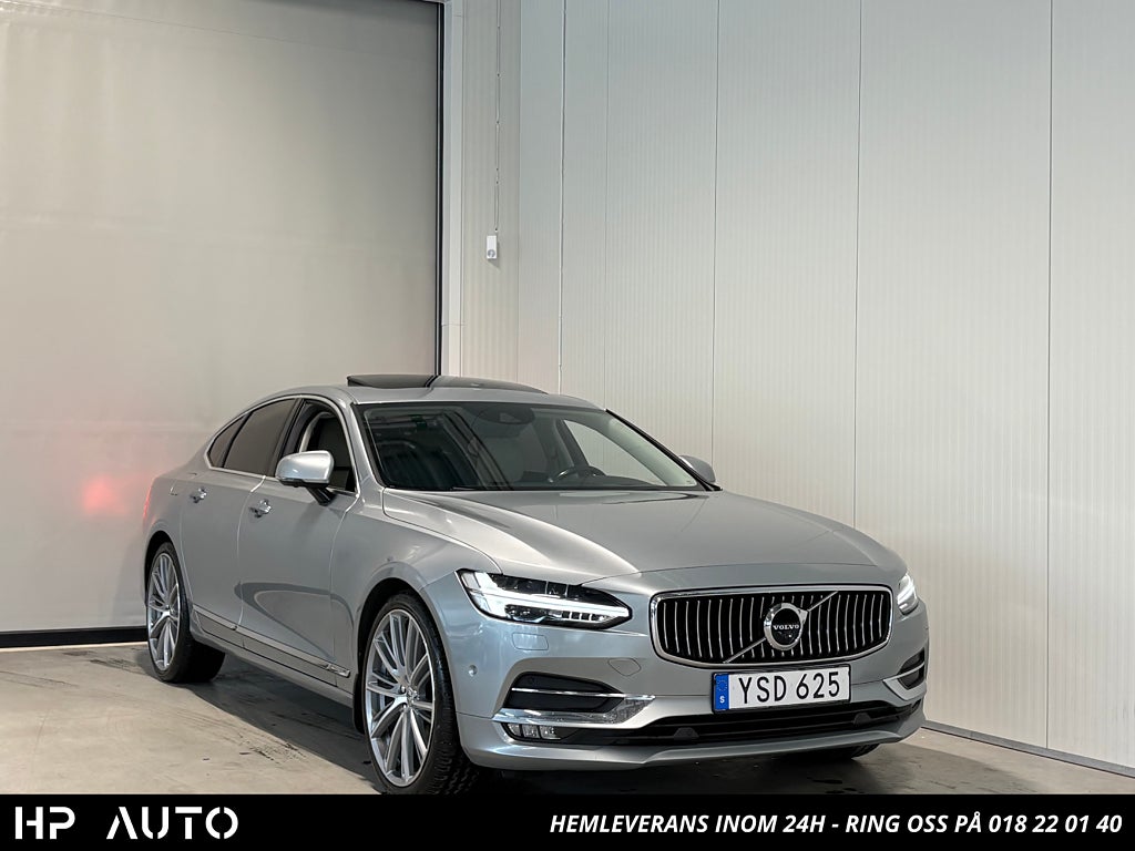 Volvo S90 D5 AWD Inscription Pro B&W Taklucka Dragkrok HUD Luftj.