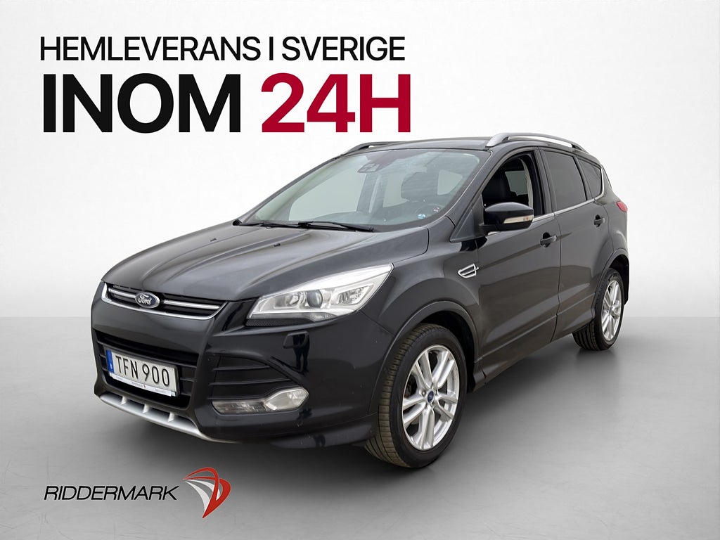 Ford Kuga 1.6 EcoBoost 150hk Titanium Drag Sony Halvskinn