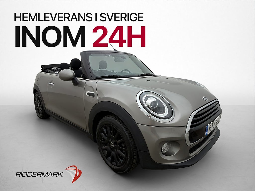 MINI Cooper Convertible 136hk Pepper Keyless PDC Bluetooth