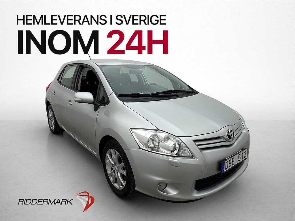 Toyota Auris 1.6 132hk 2-Brukare Farthållare