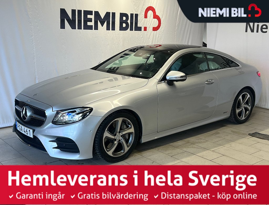 Mercedes-Benz E 300 Coupé AMG 360° kamera M-lämmitin GPS S&V