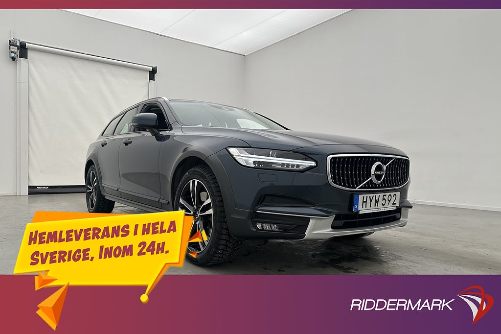 Volvo V90 Cross Country D4 AWD Värmare Skinn Drag 1-Brukare