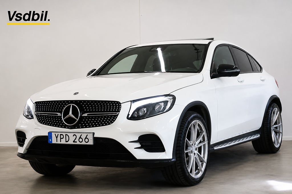Mercedes-Benz GLC 220 d COUPÉ AMG 4X4 AUT BURMESTER LUFTFJ.  TAKLUCKA GPS