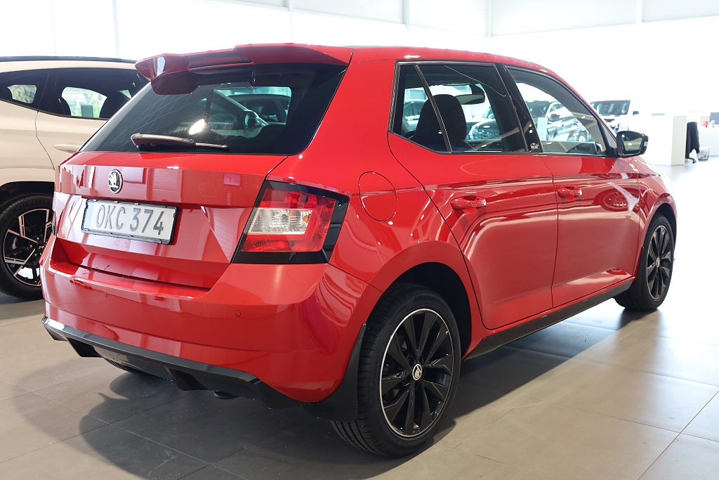 Skoda Fabia 1.2 TSI Monte Carlo Panorama PDC CarPlay Blåtand 2017