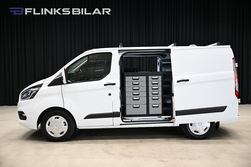 Ford transit Custom 130HK Automat|Servicebil|Dubbeldörr|Inredd|SeUtr