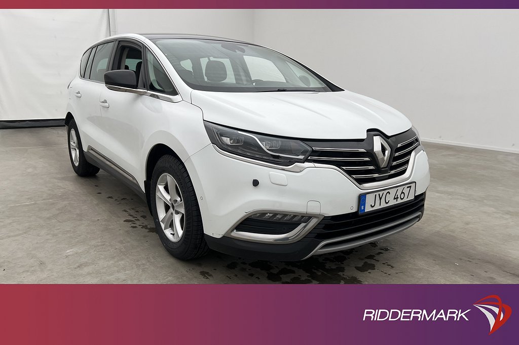 Renault Espace 1.6 130hk 7-Sits Pano M-Värmare Navi Sensorer