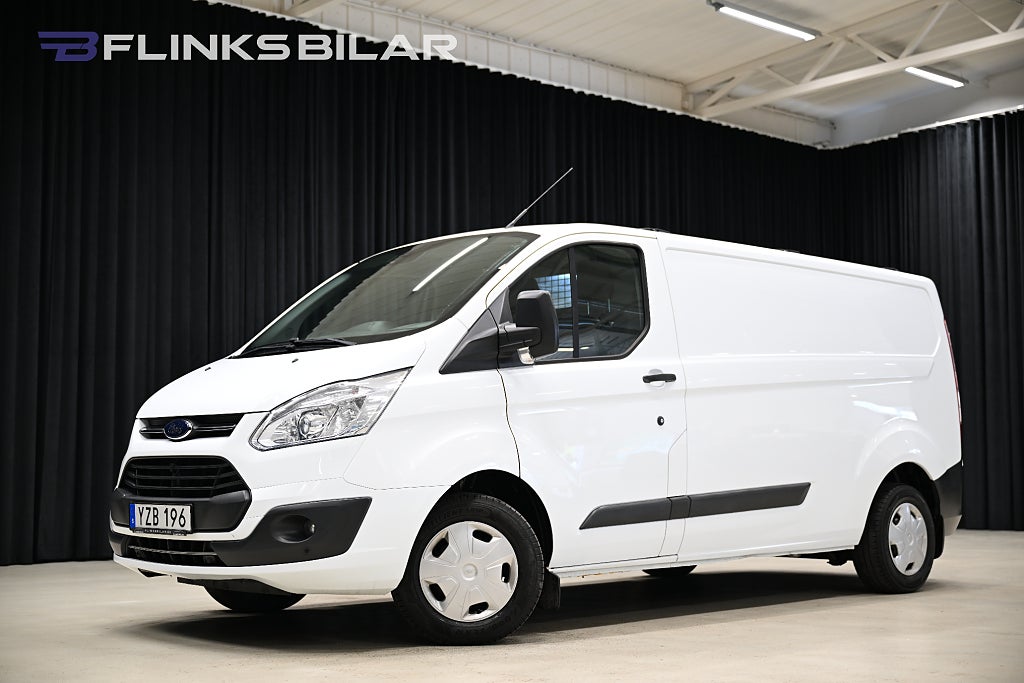 Ford transit Custom 130HK L2|Inredd|Drag|Värmare|Backkamera|NyKamrem