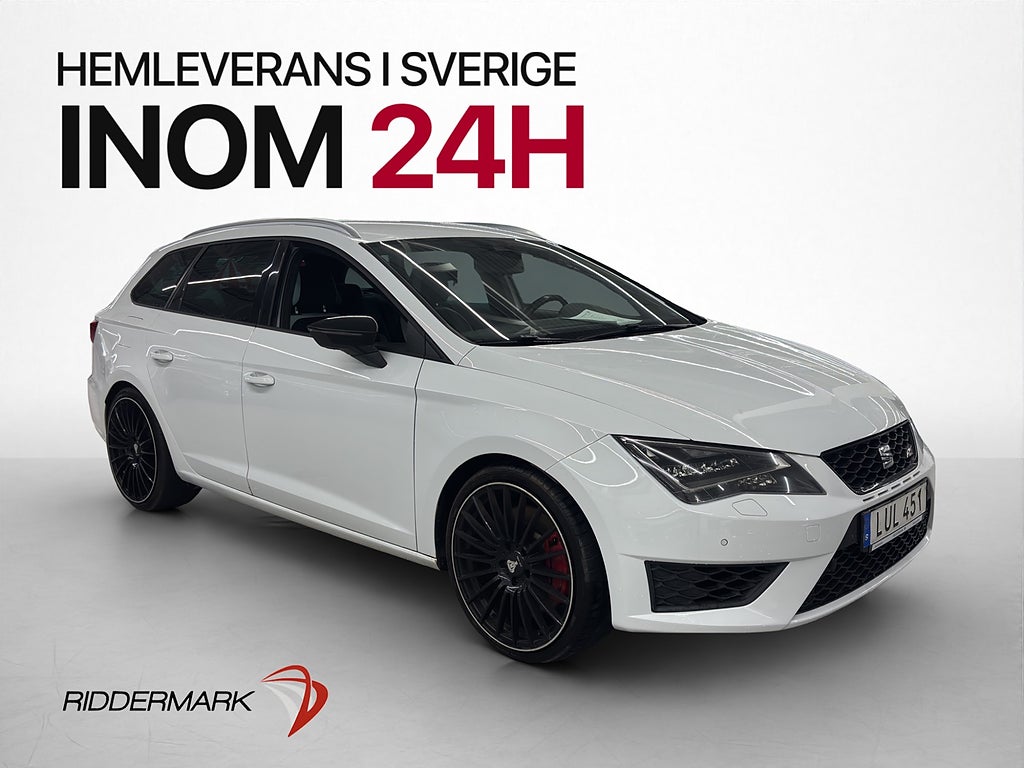 Seat Leon ST 280hk Cupra  M/K-Värmare P-sensorer  Alcantara