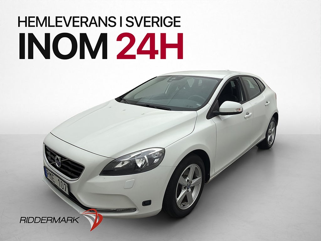 Volvo V40 T3 150hk B-Kamera Farthållare Sensorer