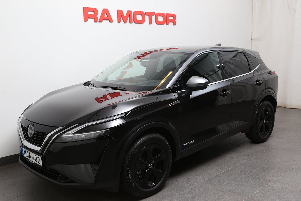 Nissan Qashqai e-POWER 190hk Black Edition 2-tone 360° Moms 2024