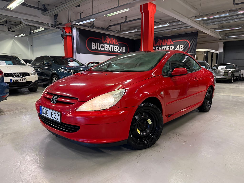 Peugeot 307 CC 2.0 Kamrem bytt Skinn PDC Motorvärmare Låg årsskatt