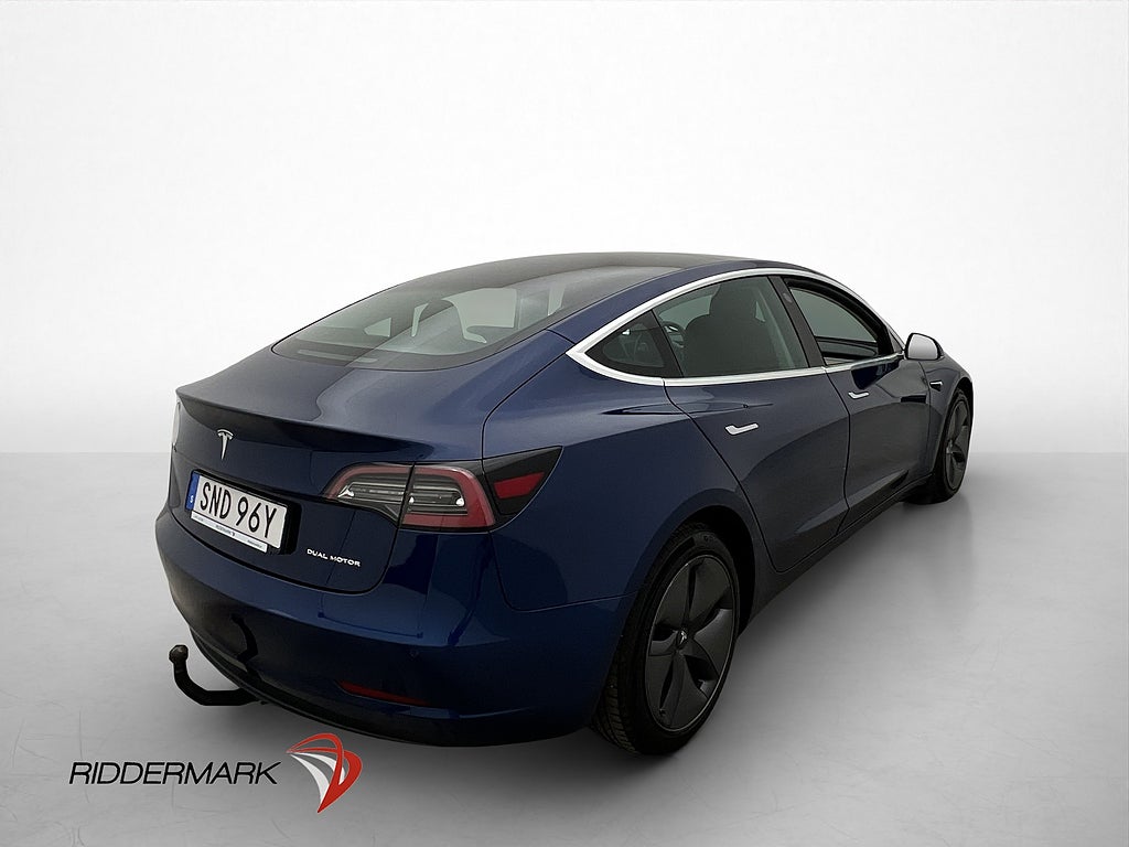 Tesla Model 3 Long Range AWD, 440hk, 2019