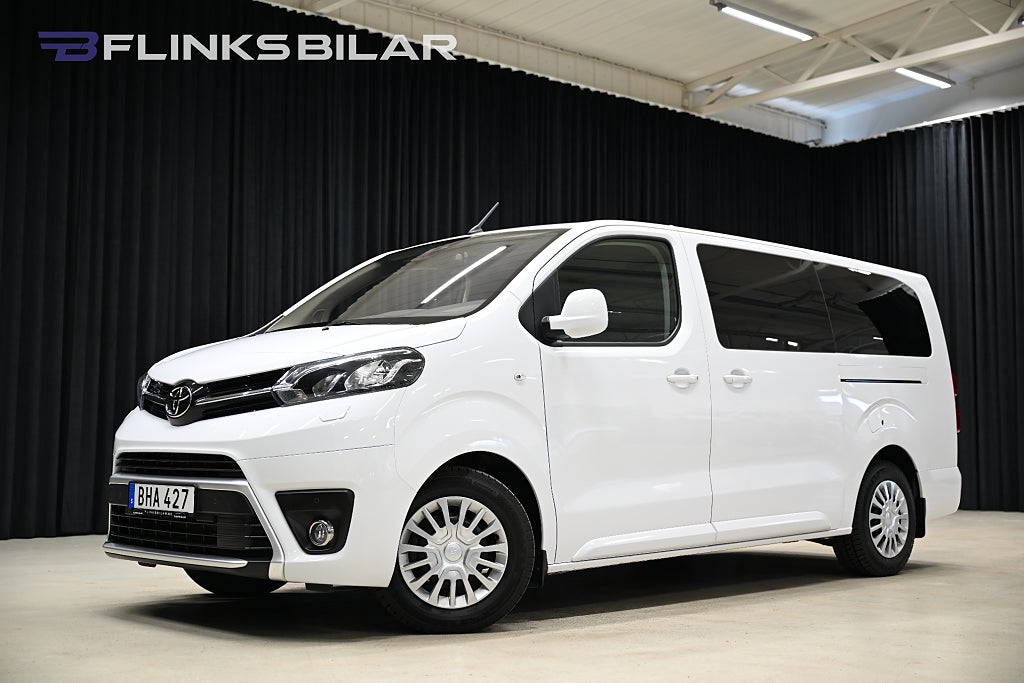 Toyota Proace Verso 144HK Automat|9-Sits|Lång|Dubbeldörr|Lågmil|Leasbar